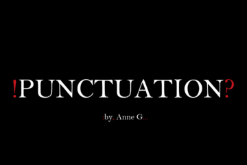 spillwords poem Punctuation by Anne G