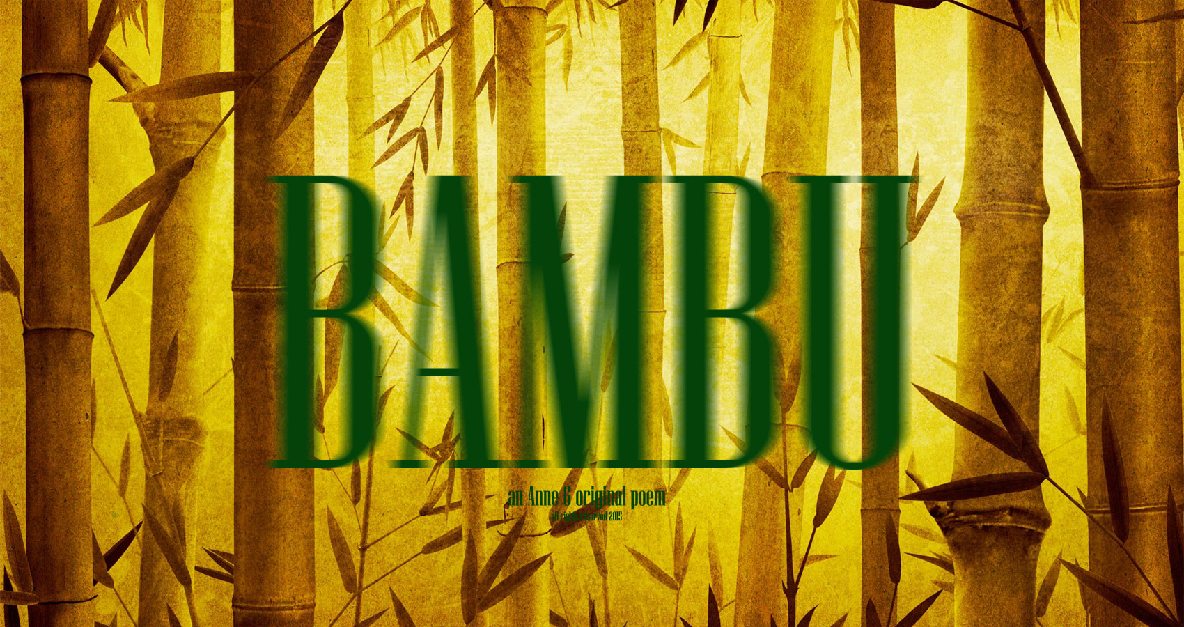 spillwords.com Bambu An Anne G Original Poem