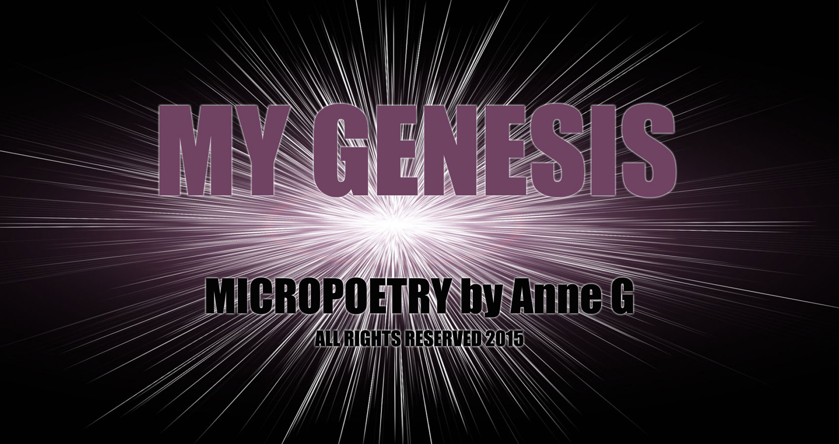 MZy Genesis by Anne G at Spillwords.com