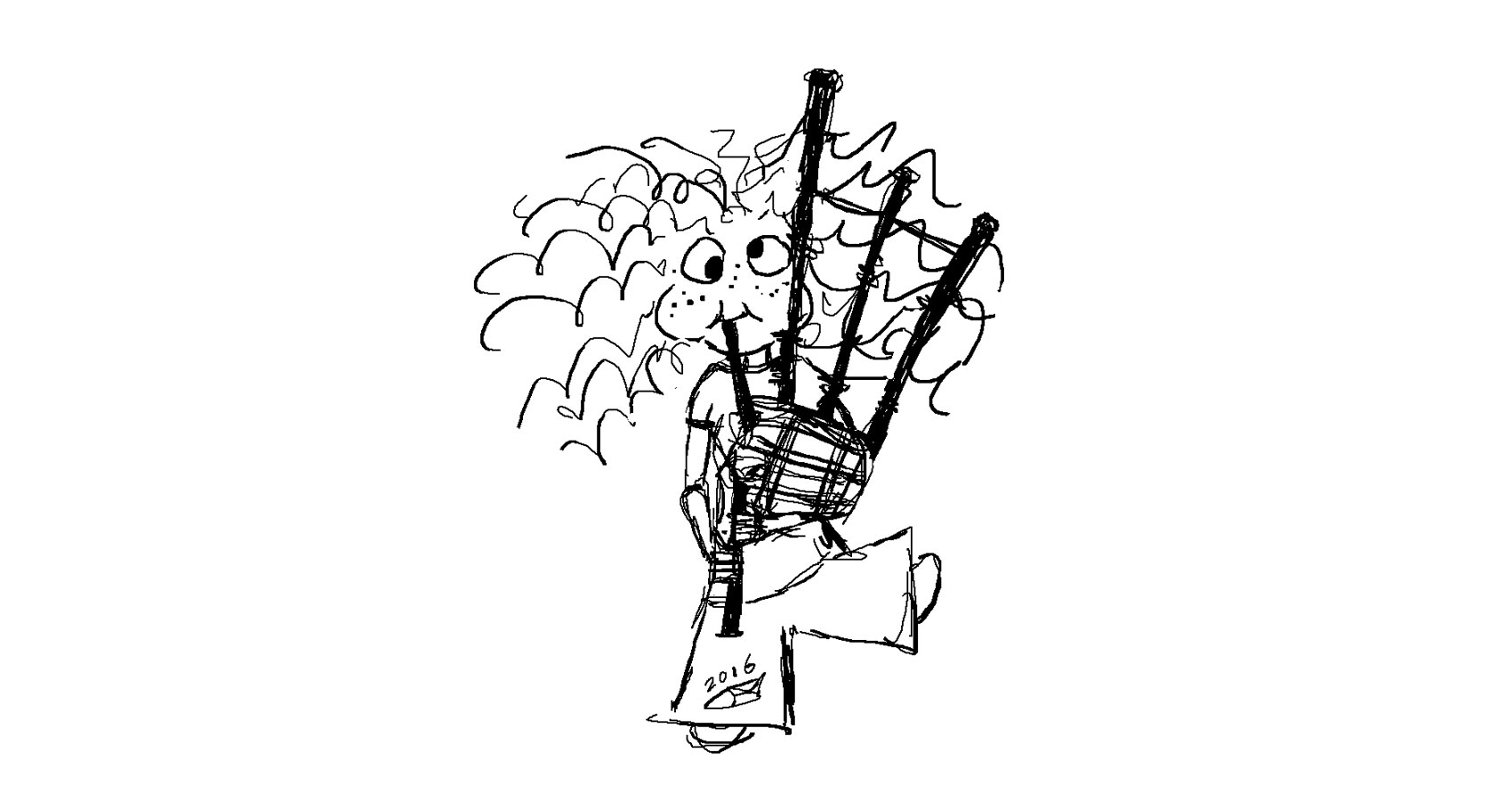 Bagpipe Goofball by Robyn MacKinnon at Spillwords.com