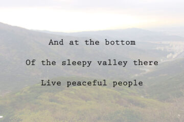 Sleepy Valley, by Ian Michael, at Spillwords.com