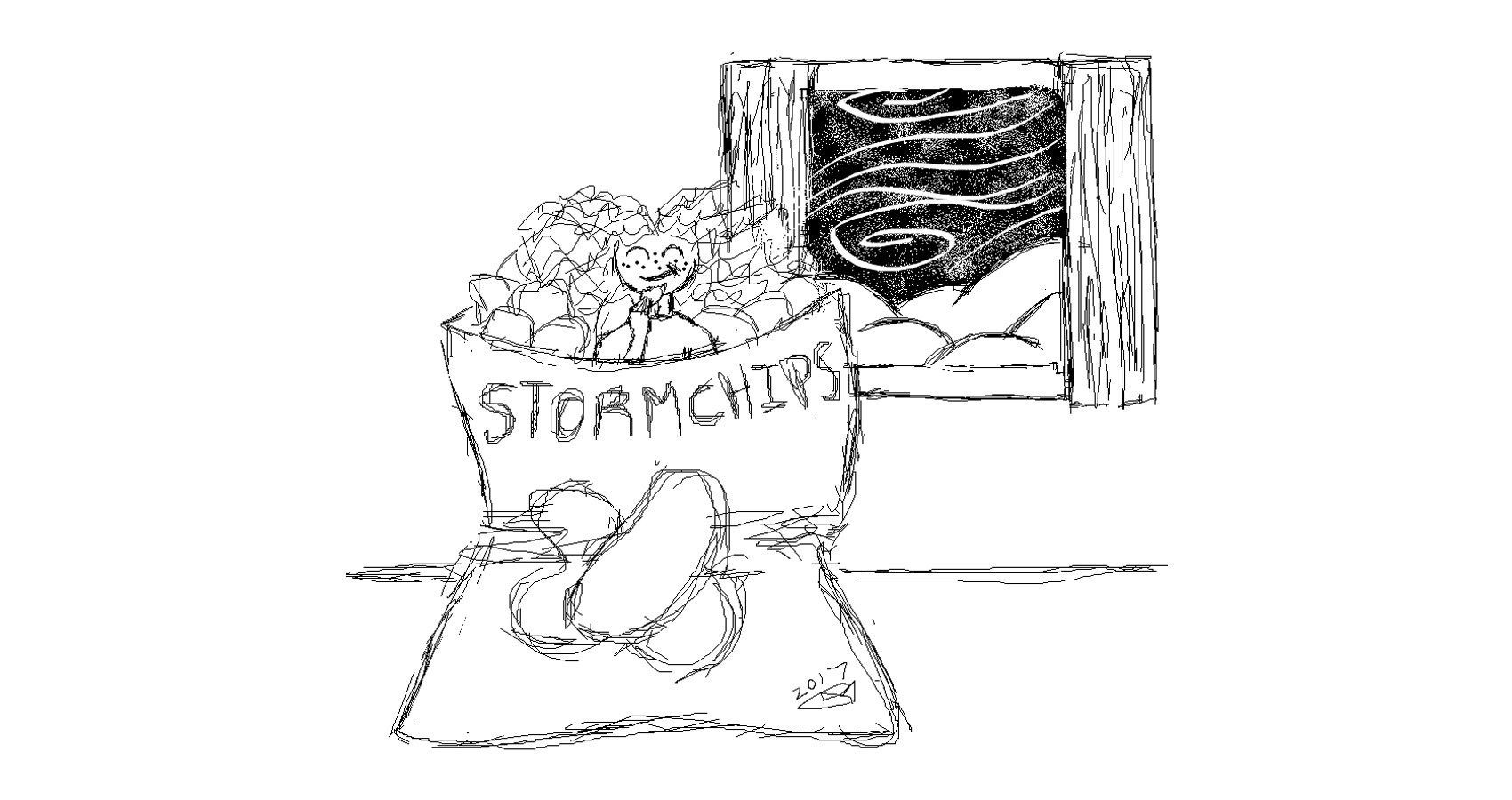 Stormchips written by Robyn MacKinnon at Spillwords.com