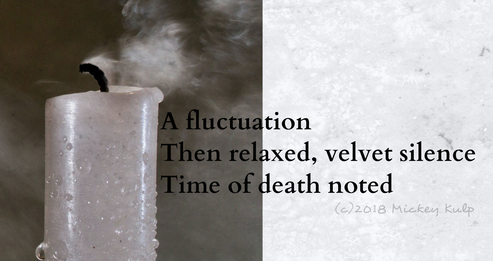 Fluctuation written by Mickey Kulp at Spillwords.com