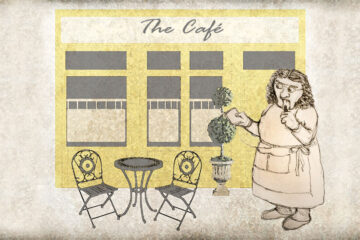 The Visit To The Café written by Rodney Ison at Spillwords.com