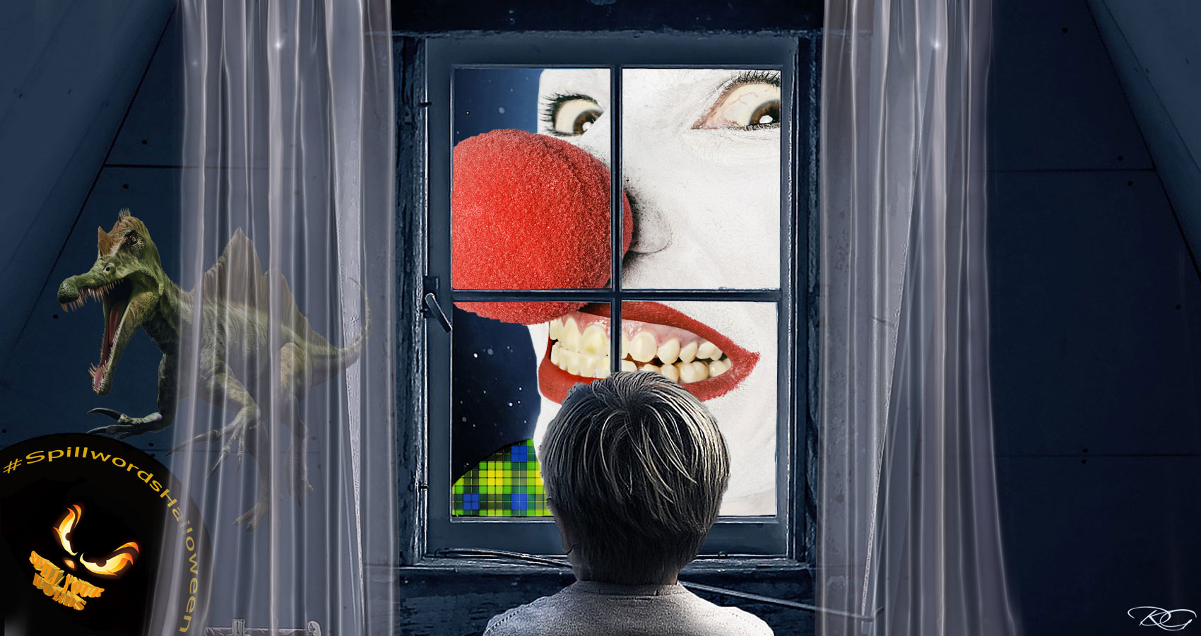 The Clown At The Window by Angel Daemon at Spillwords.com