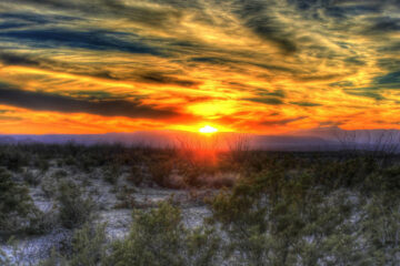 Texas Sunset, written by John R. Cobb at Spillwords.com