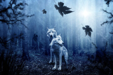 Blue Wolves Move In An Indigo Wood by Eric Robert Nolan at Spillwords.com