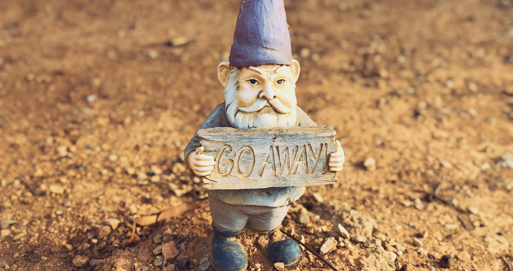 The "Go Away" Gnome, poetry by Andrada Costoiu at Spillwords.com
