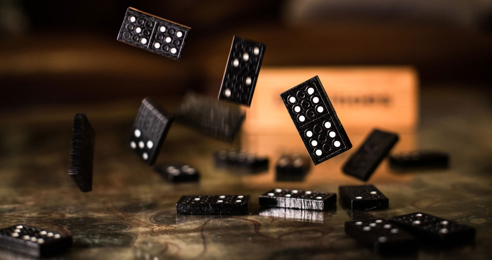 Domino Effect, micropoetry written by Christine E. Ray at Spillwords.com