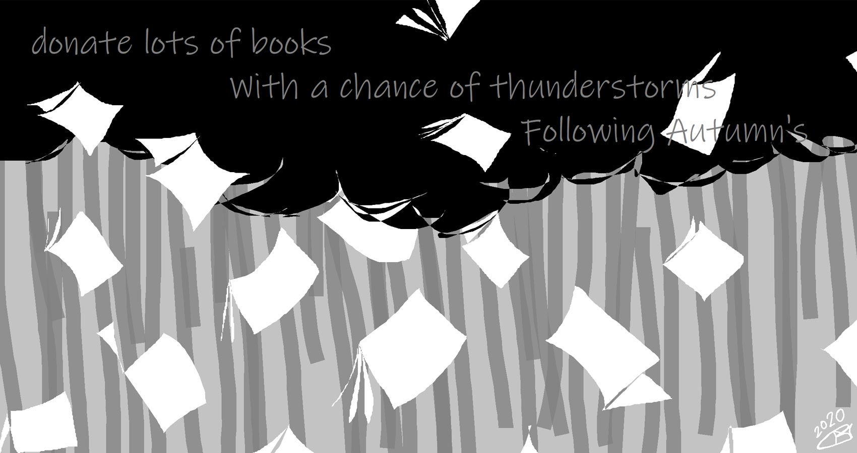 Thunderstorms With a Chance of Books by Robyn MacKinnon