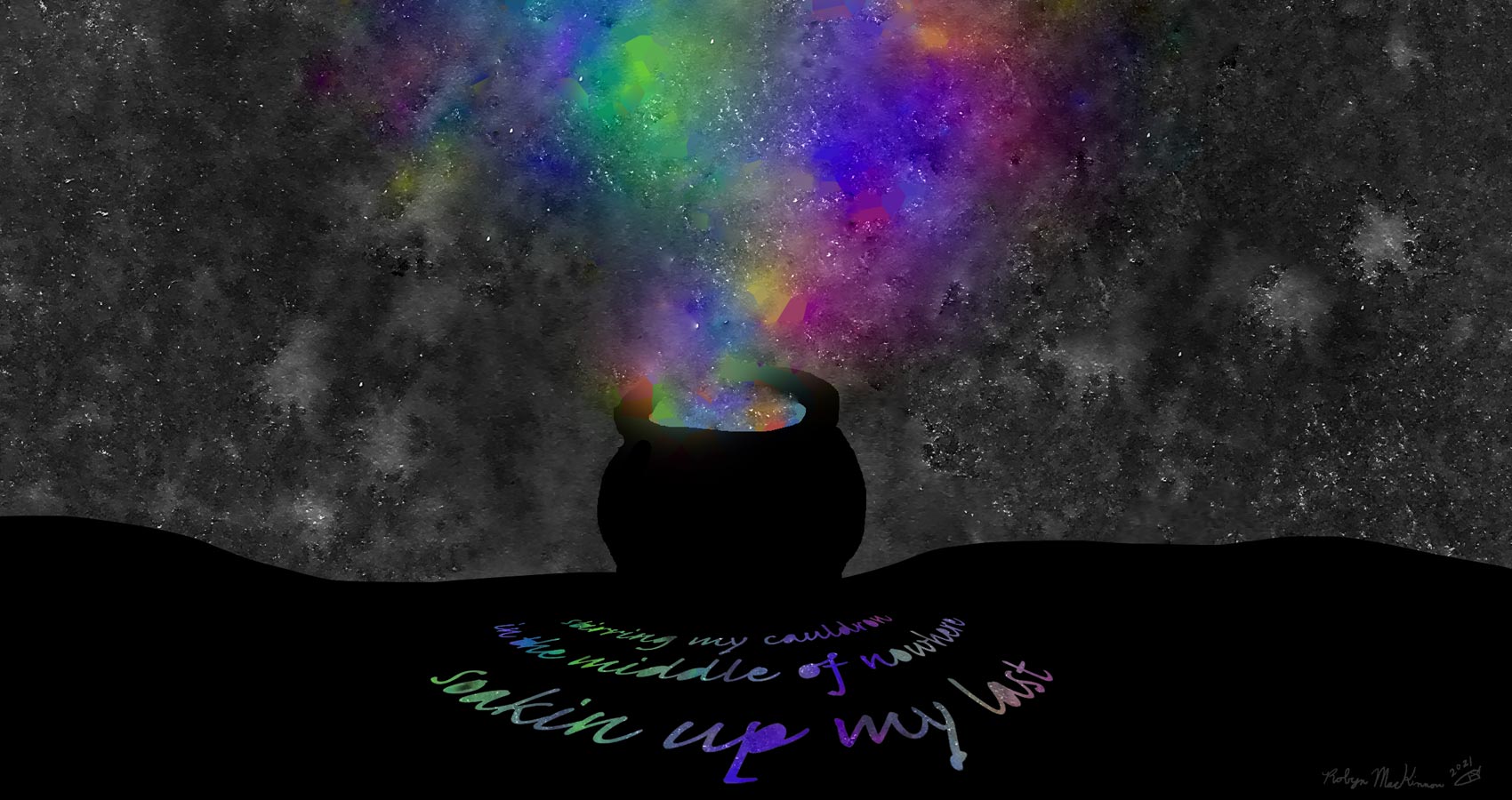 Stirring The Cauldron, a haiku by Robyn MacKinnon at Spillwords.com