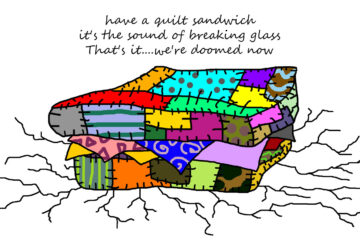Quilt Sandwich, a haiku by Robyn MacKinnaon at Spillwords.com