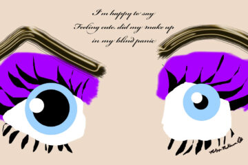 Bling Panic Make Up, haiku by Robyn MacKinnon at Spillwords.com