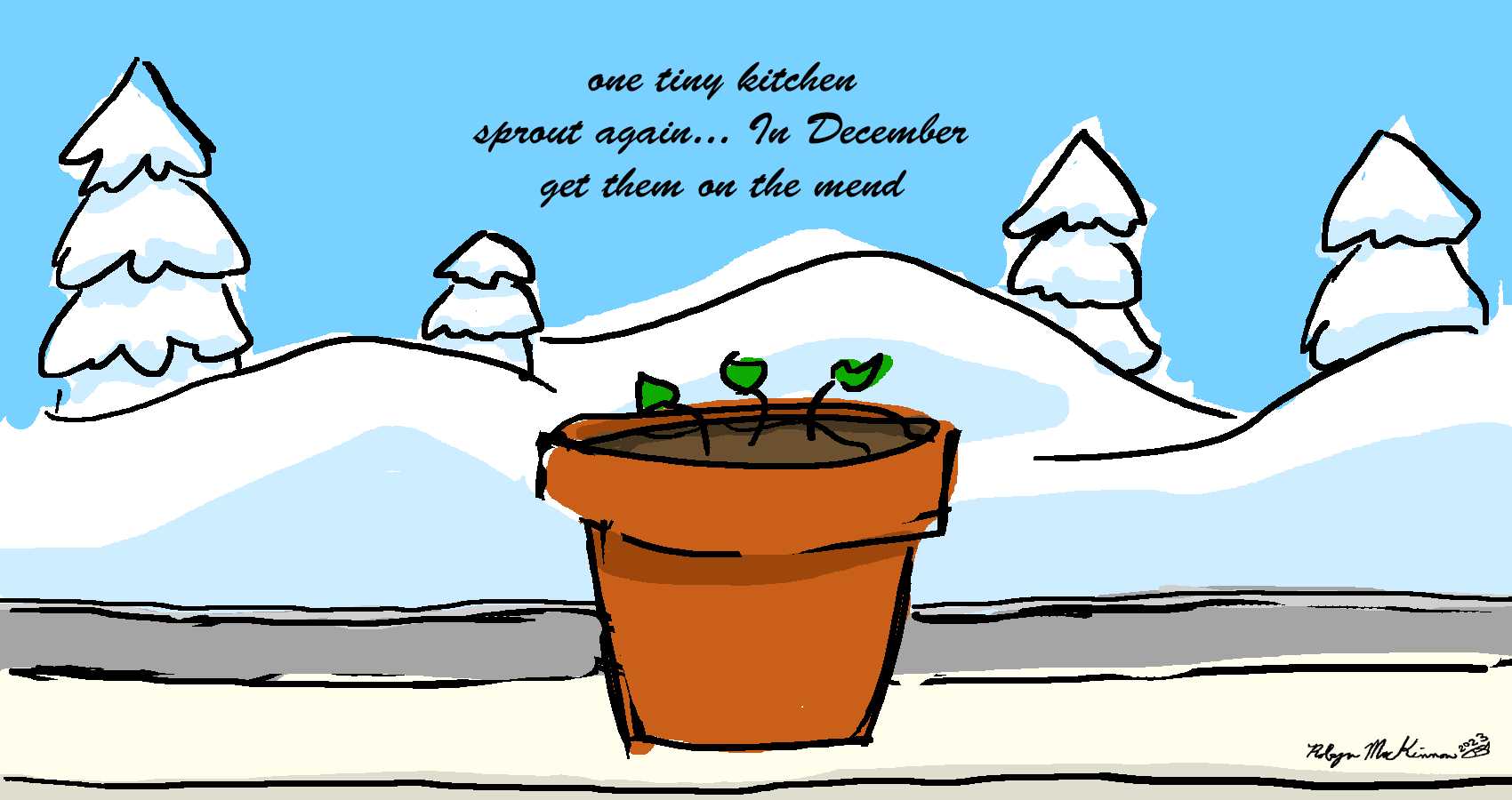 Sprout Again, a haiku by Robyn MacKinnon at Spillwords.com