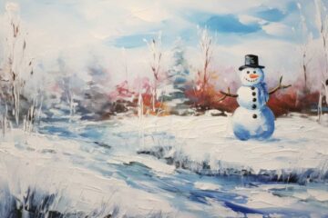 Our Snowman, poetry by LadyLily at Spillwords.com