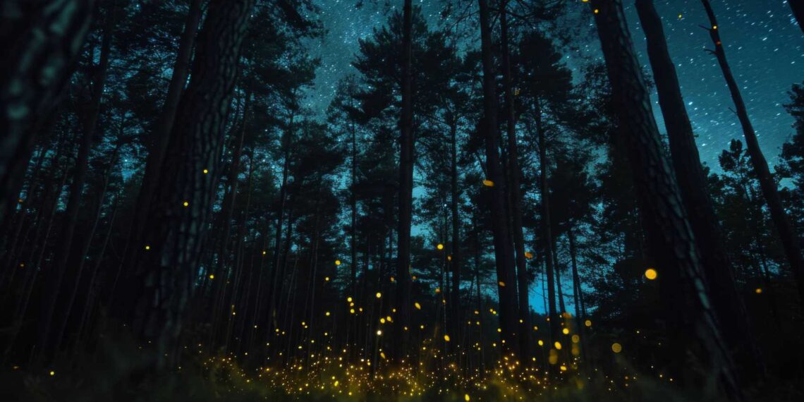 Fireflies in Fairfax County, flash fiction by Ellie Ness at Spillwords.com