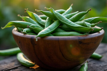 Snap-beans in a Wooden Bowl, poetry by Michael Utley at Spillwords.com