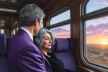 Passengers on a Train, poetry by Angel Edwards at Spillwords.com