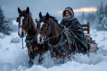 Our Winter Sleigh Ride, poem by Eileen Clark at Spillwords.com