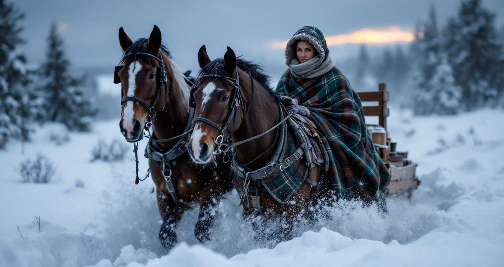 Our Winter Sleigh Ride, poem by Eileen Clark at Spillwords.com