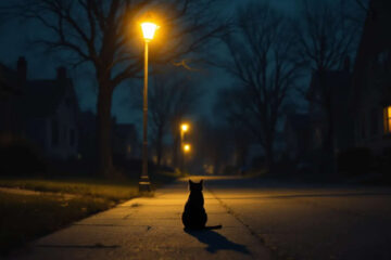 Cats at Night, a poem by Leigh Cuthbert at Spillwords.com