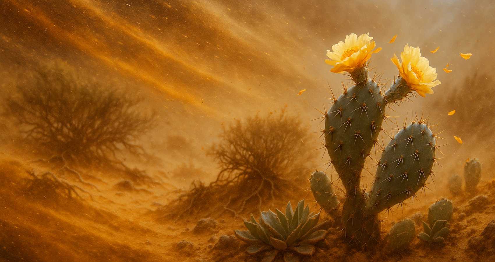 Sandstorm, micropoetry by Becca Lotus at Spillwords.com