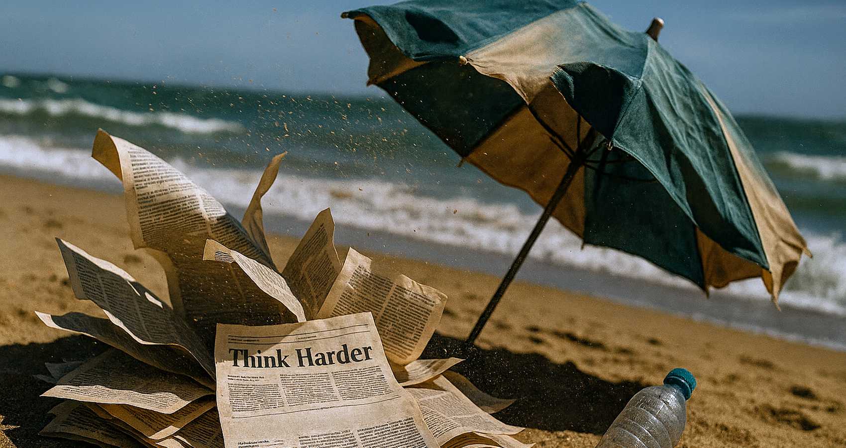 Beach Read, a poem by Farhad at Spillwords.com