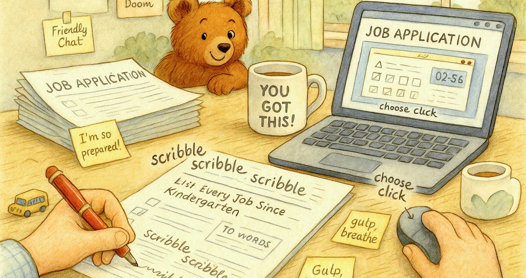 I'm Going on a Job Hunt, a poem by Nina Taylor at Spillwords.com