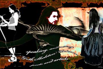 Goth Skeleton Unicorn Artists, a haiku and art created by Robyn MacKinnon at Spillwords.com