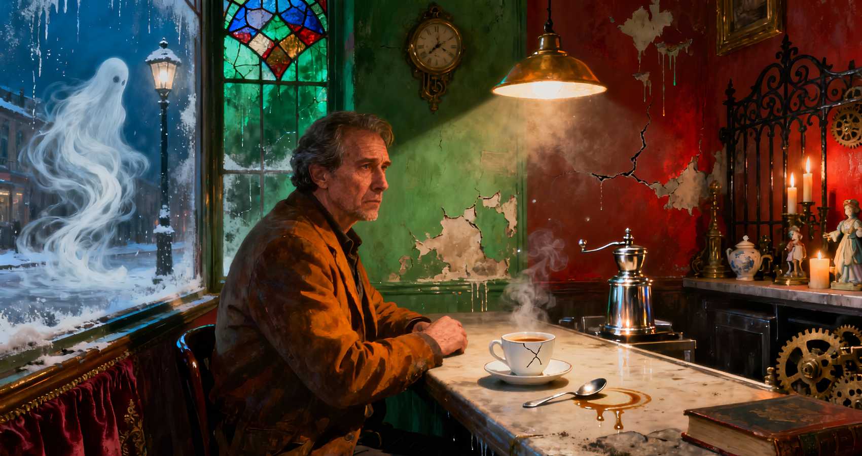 Cafe Aural, a poem by Allan Lake at Spilwords.com