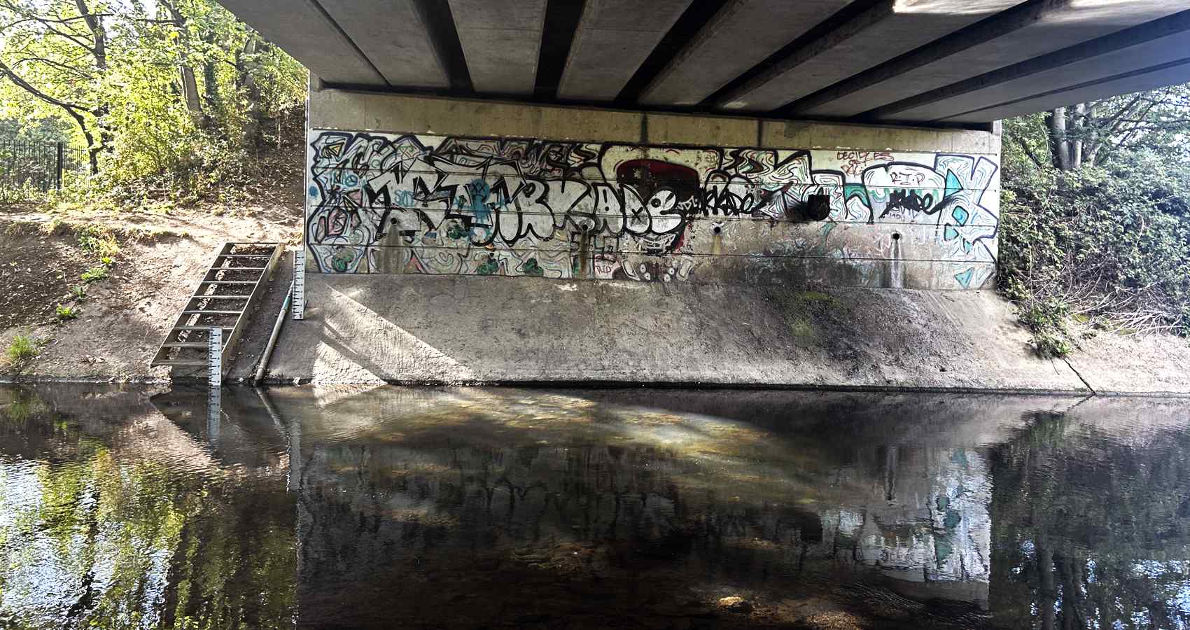 Damp River Wall, a poem by A.T. at Spillwords.com