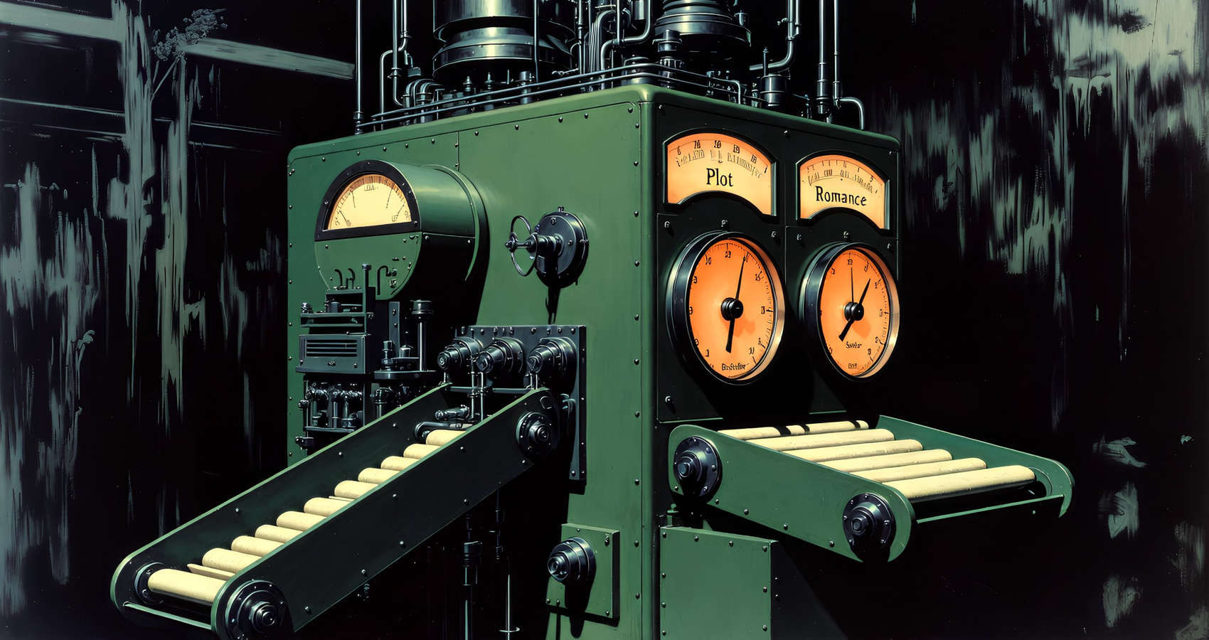 Mean Green Fiction Machine, short story by Bruce Snyder at Spillwords.com