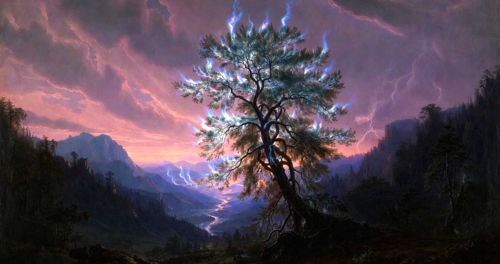 Shimmering Tree, a poem by Sterling Warner at Spillwords.com